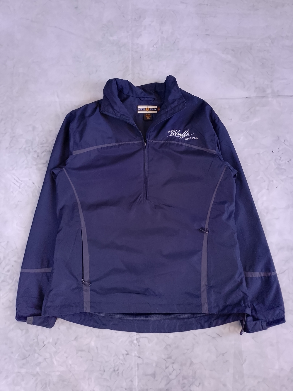 Scarborough The Bluffs Golf Club Navy Pullover Windbreaker